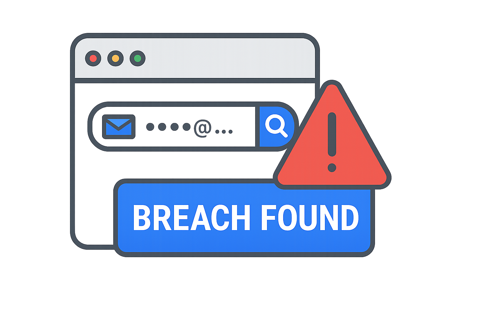 Breach lookup illustration